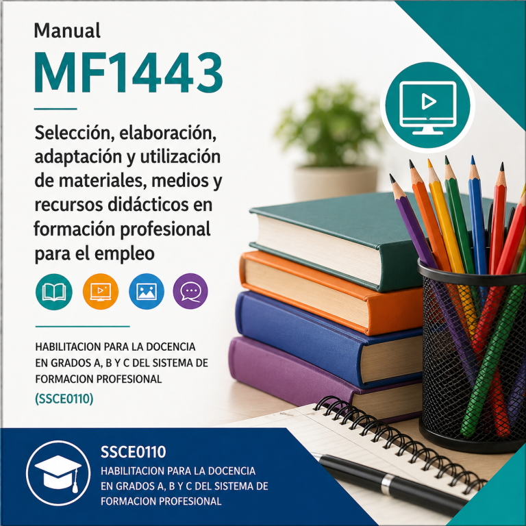 Manual MF1443 selección elaboración materiales didácticos formación profesional